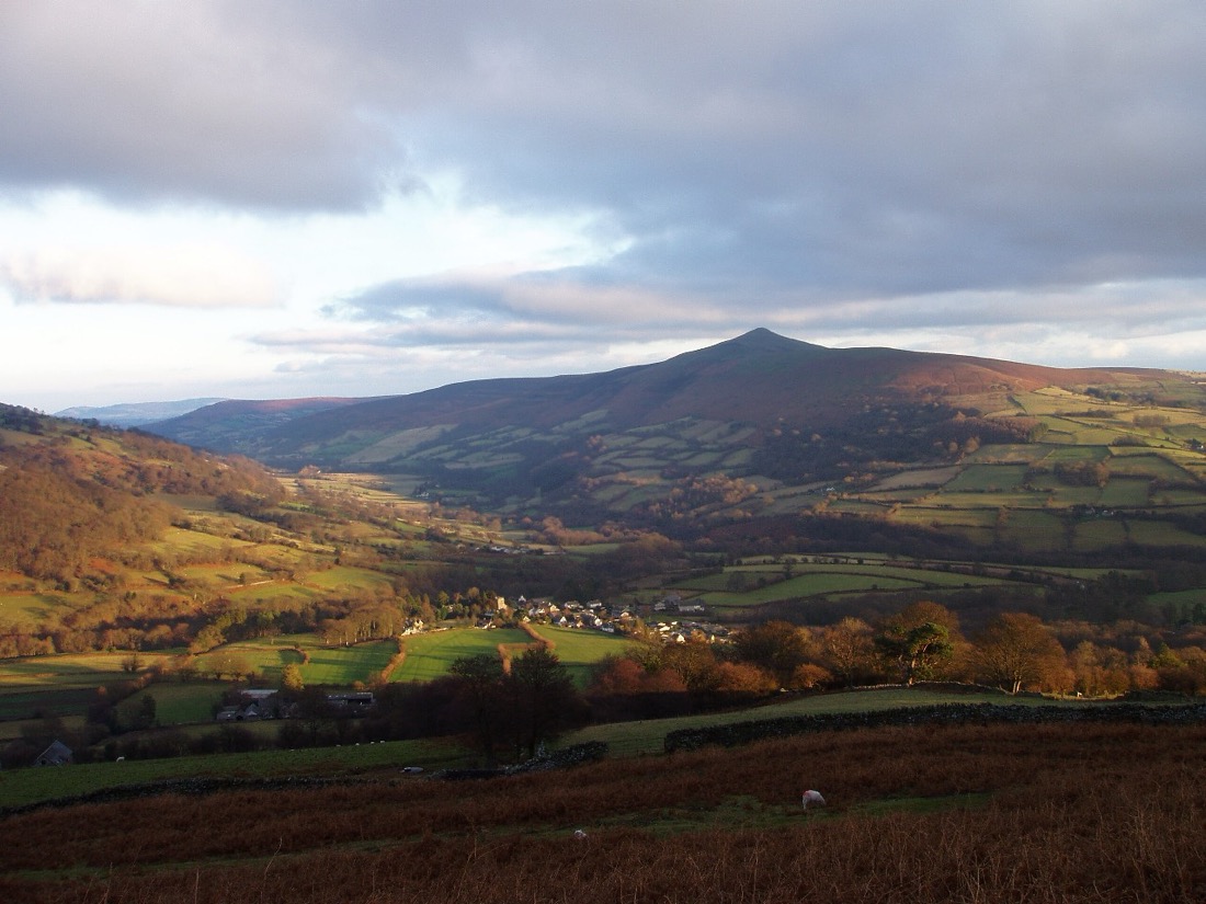 The Brecon Beacons countryside
